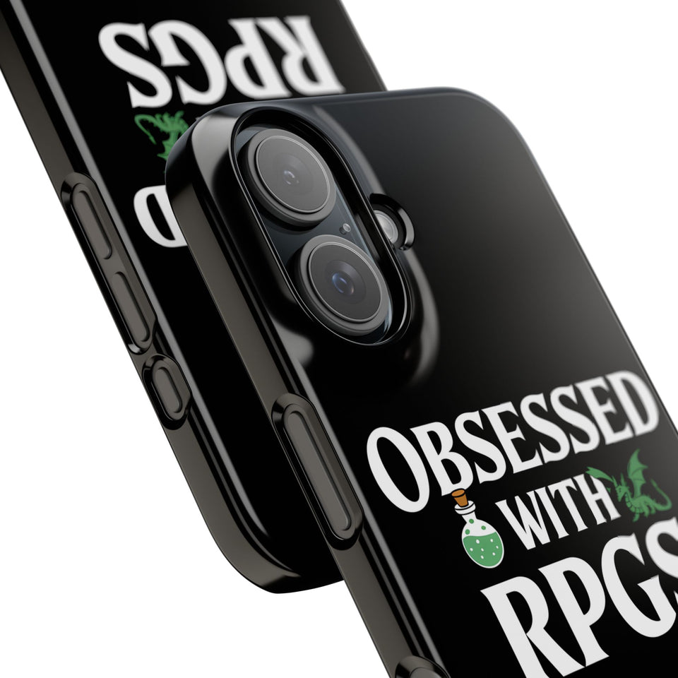 Premium Obsessed With RPGs iPhone Case | Role Playing Game Slim Phone Cases