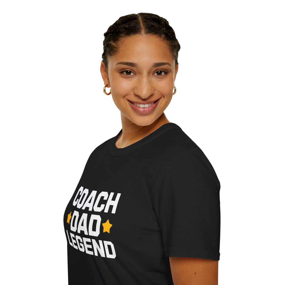 Father T-Shirt Coach Dad Legend 2 Shirt