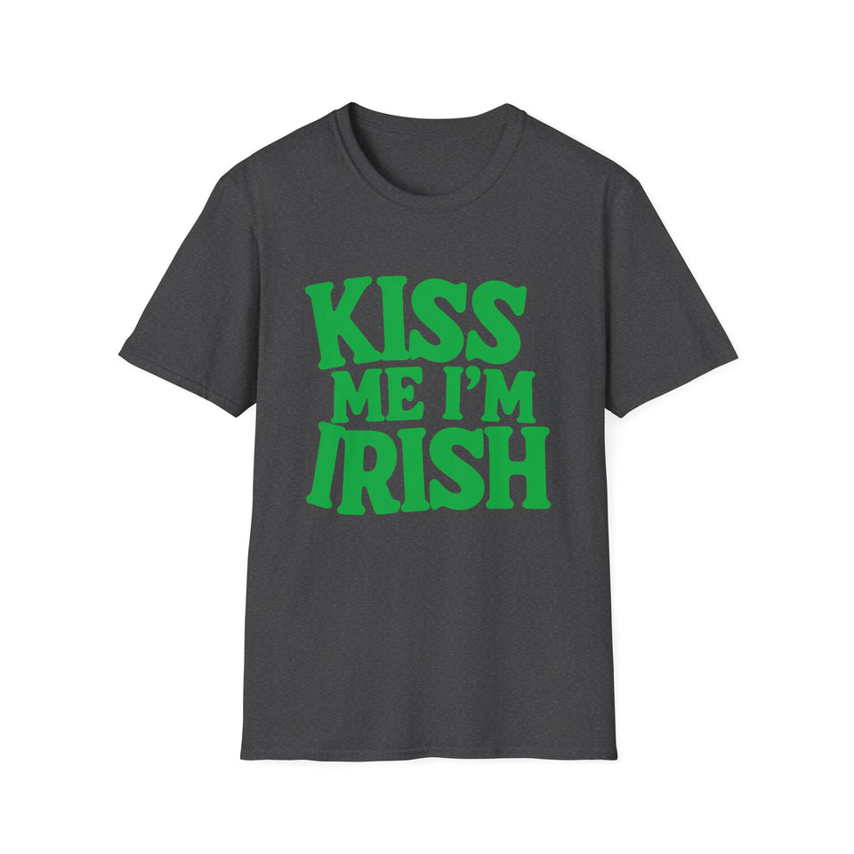 Kiss Me I'm Irish Ireland Graphic T-Shirt — St. Patrick's Day Irish Pride Tee
