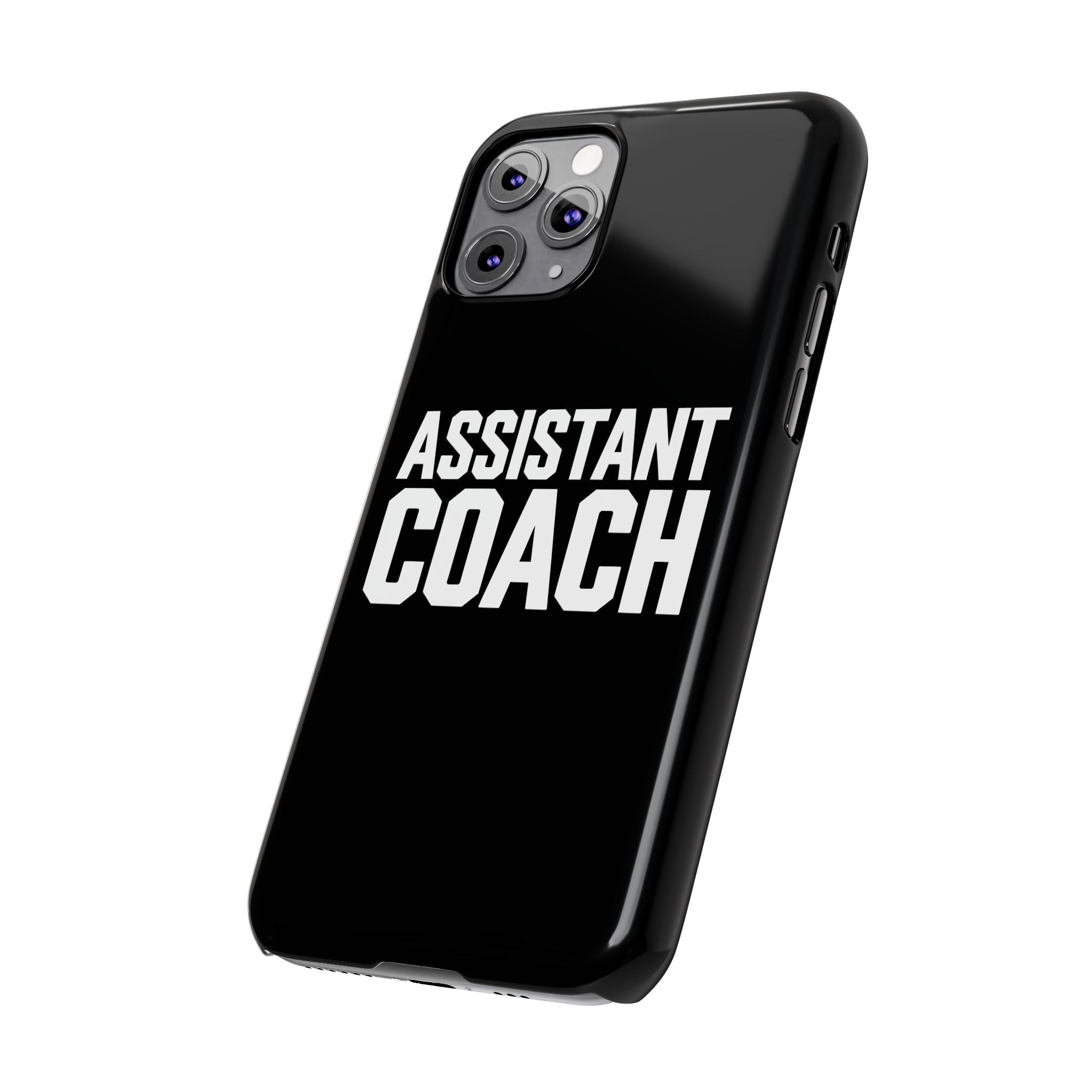 Premium Assistant Coach iPhone Case | Assistant Coach Gifts Slim Phone Cases