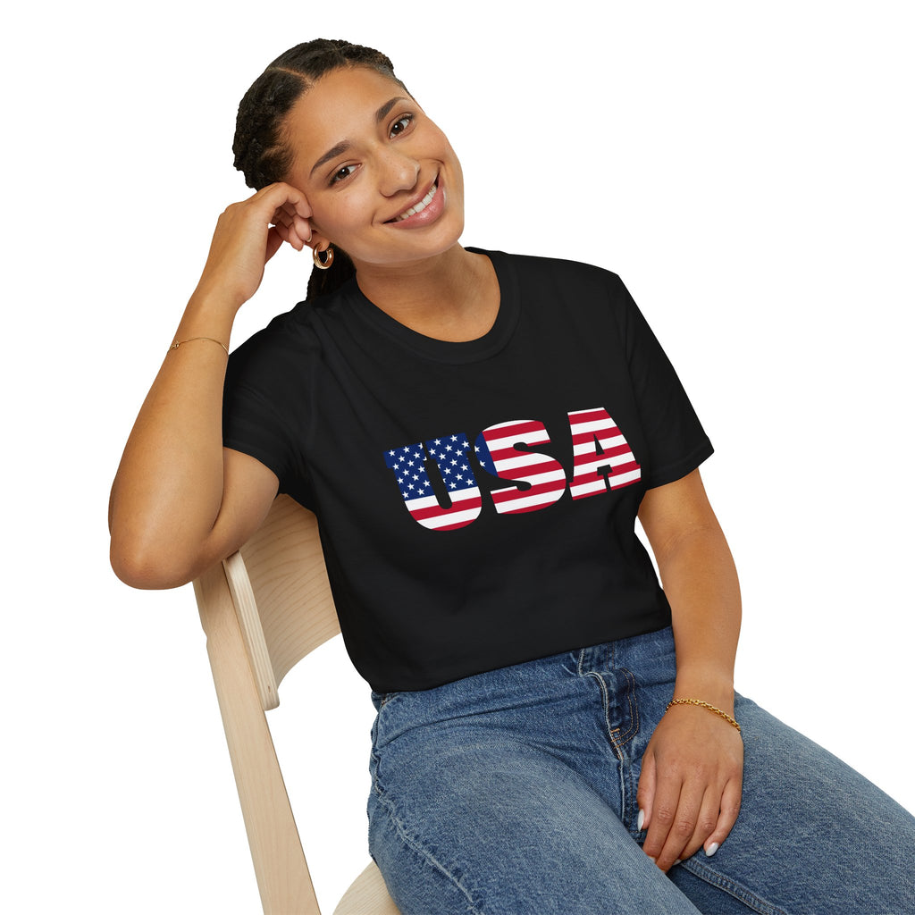 American Flag 4th of July USA Flag Patriotic T-Shirt - American Flag 4th of July USA Tee