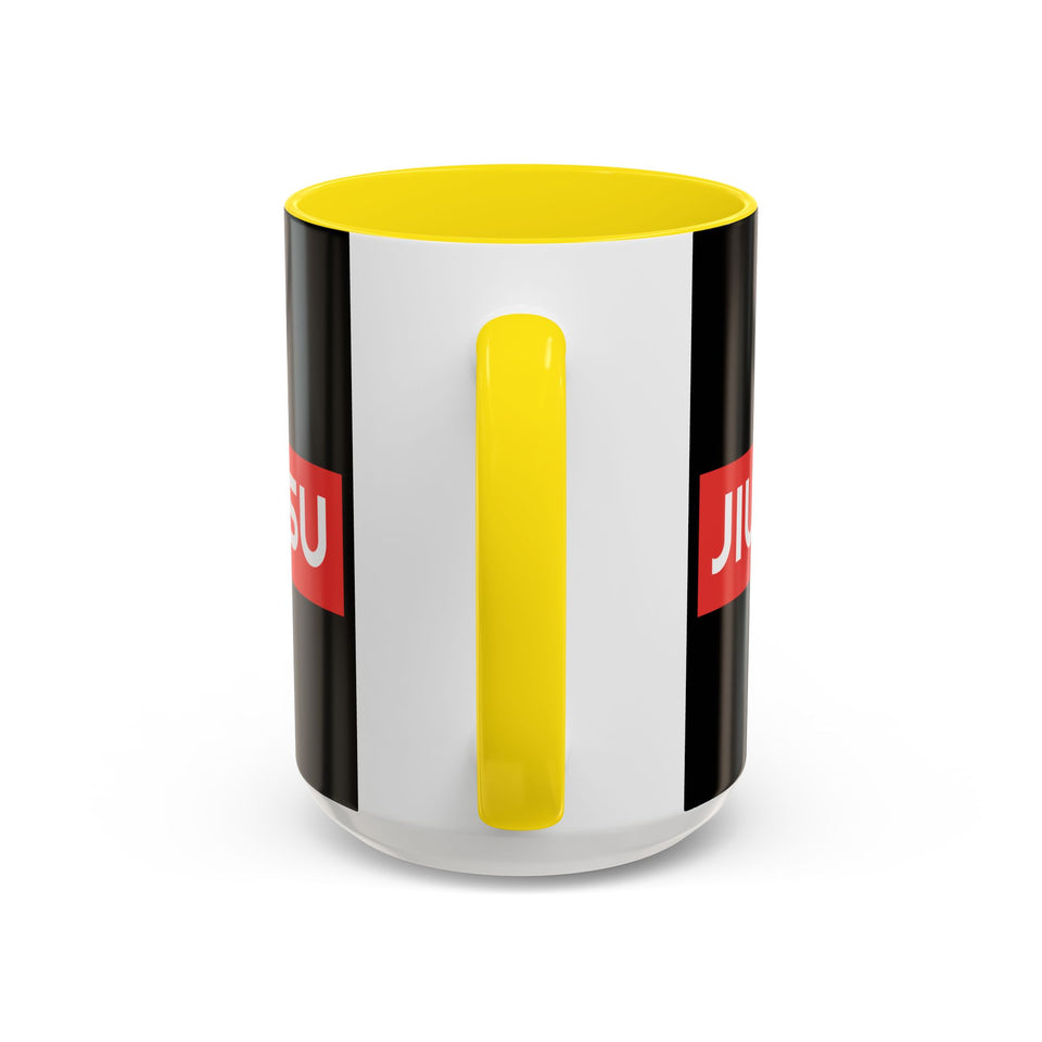 Brazilian Jiu Jitsu Surpassing | BJJ Accent Coffee Mug