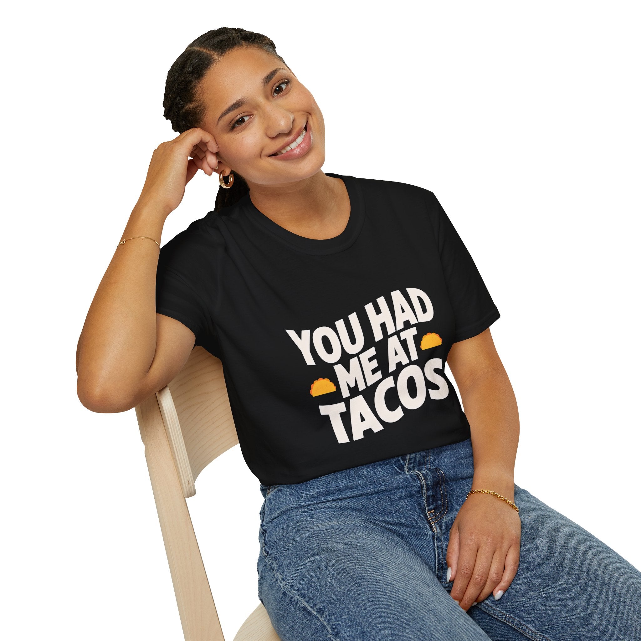 You Had Me At Tacos T-Shirt — Funny Taco Lover Tee