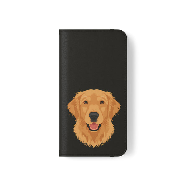 Golden Retriever iPhone & Samsung Galaxy Wallet Phone Case | Golden Retriever Flip Case