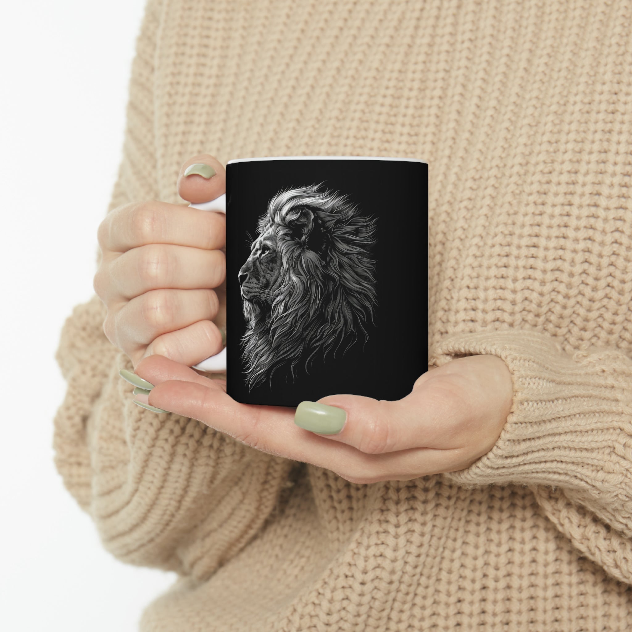 Lion Mug | Lion Coffee Mug | Cute Lion Gift | Lion Presents | Lion Mug 1 11oz