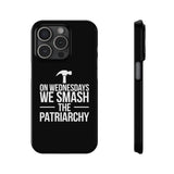 Premium On Wednesdays We Smash The Patriarchy iPhone Case | Feminist Gifts Slim Phone Cases Premium On Wednesdays We Smash The Patriarchy iPhone Case | Feminist Gifts Slim Phone Cases