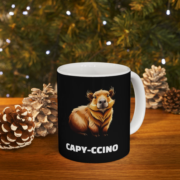 Capybara Mug | Capybara Coffee Mug | Funny Capy-Ccino Mug 11oz