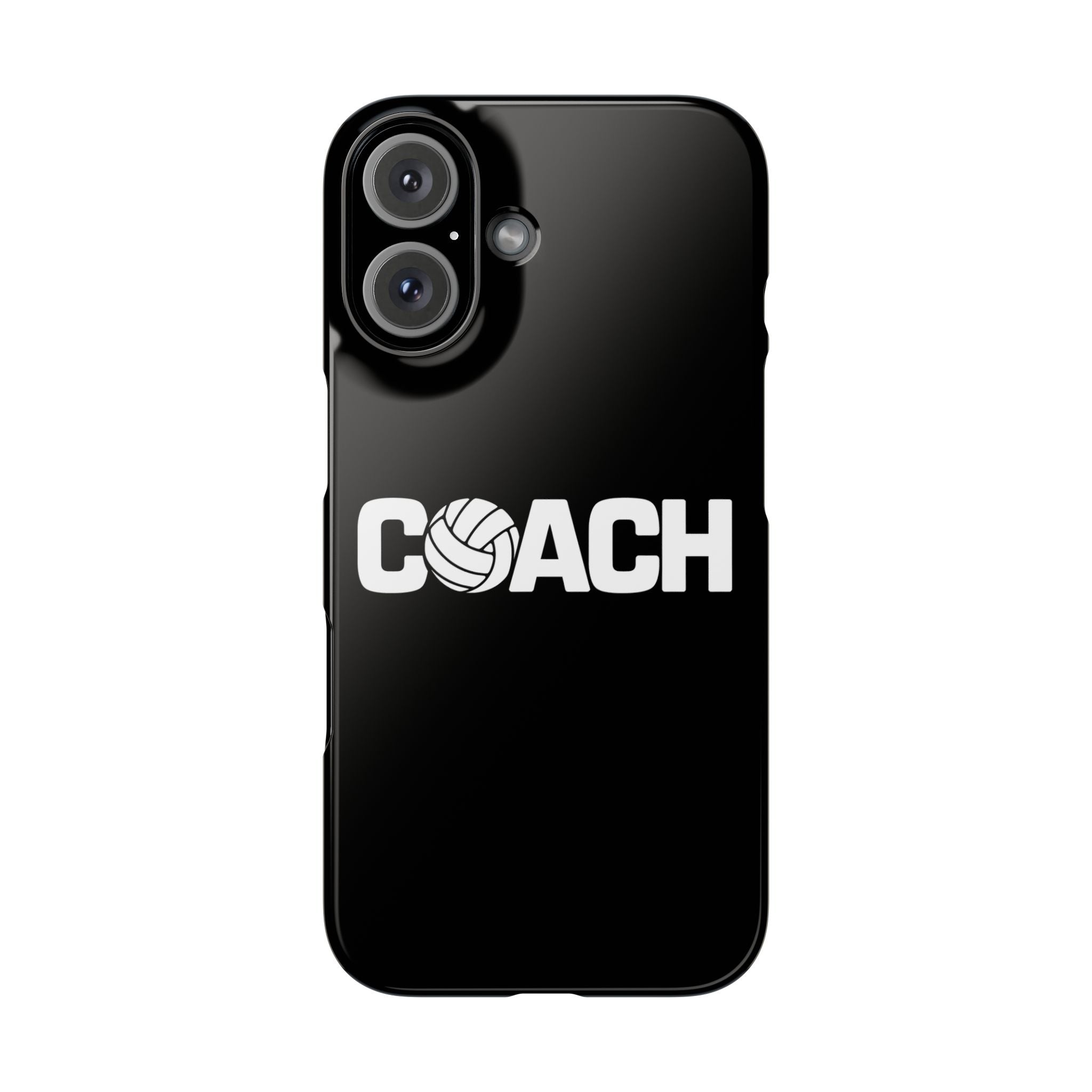 Premium Volleyball Coach iPhone Case | Volleyball Coach Gifts Slim Phone Cases Main image