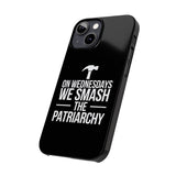 Premium On Wednesdays We Smash The Patriarchy iPhone Case | Feminist Gifts Slim Phone Cases Premium On Wednesdays We Smash The Patriarchy iPhone Case | Feminist Gifts Slim Phone Cases