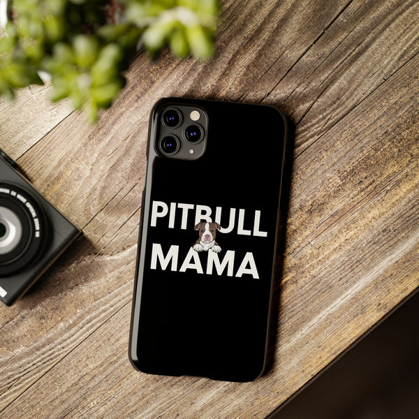 Premium Pitbull Mama 3 iPhone Case | Pitbull Gifts Slim Phone Cases