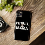 Premium Pitbull Mama 3 iPhone Case | Pitbull Gifts Slim Phone Cases Premium Pitbull Mama 3 iPhone Case | Pitbull Gifts Slim Phone Cases