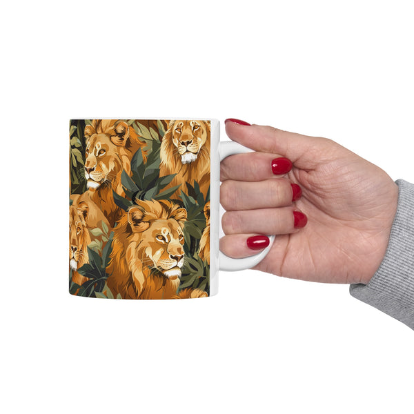 Lion Mug | Lion Gifts | Lion Presents | Pride of Lions Ceramic Mug 11oz
