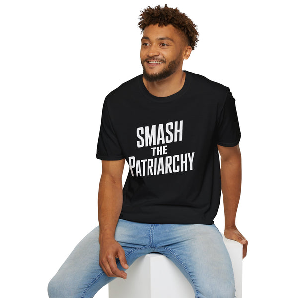 Smash the Patriarchy Feminism - Unisex Softstyle Feminist T-Shirt