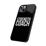 Premium Strength Coach iPhone Case | Strength Coach Gifts Slim Phone Cases Premium Strength Coach iPhone Case | Strength Coach Gifts Slim Phone Cases