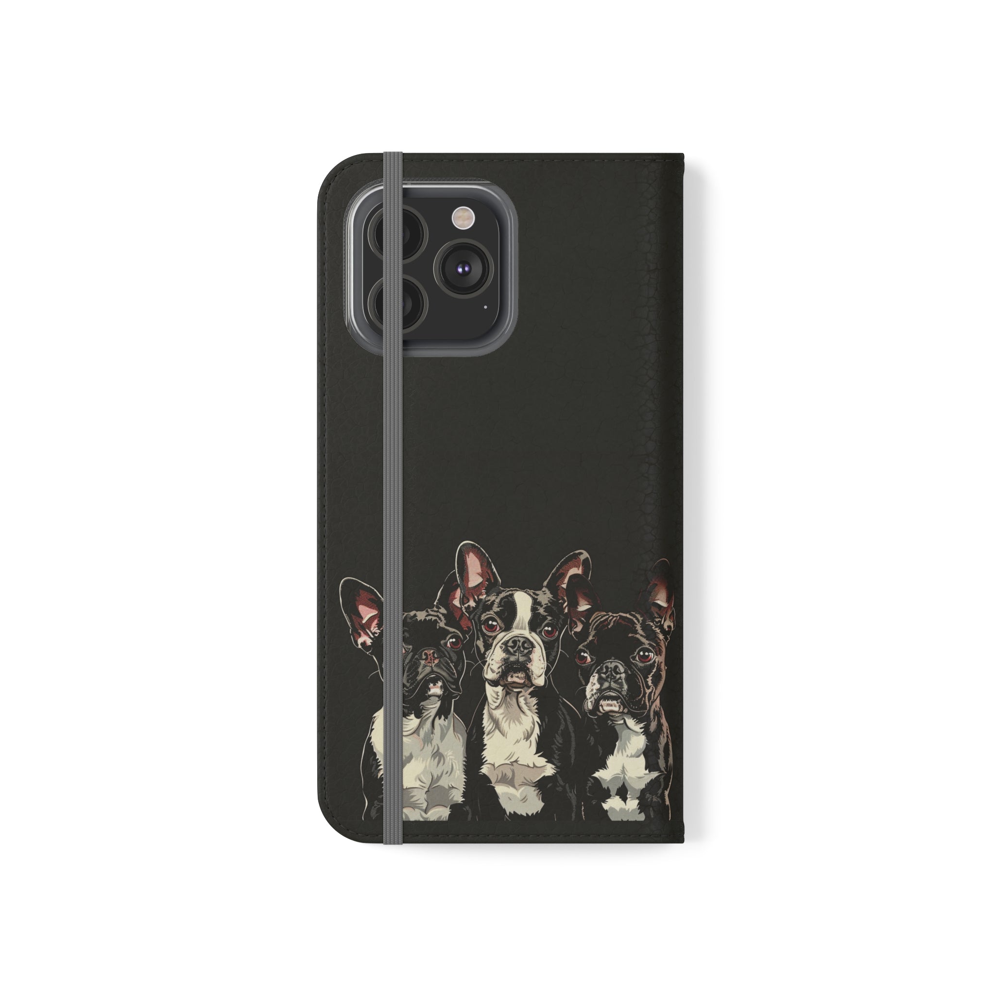 Boston Terrier Phone Case | Boston Terrier Wallet Phone Case | IPhone & Samsung Galaxy Boston Terrier Flip Cases