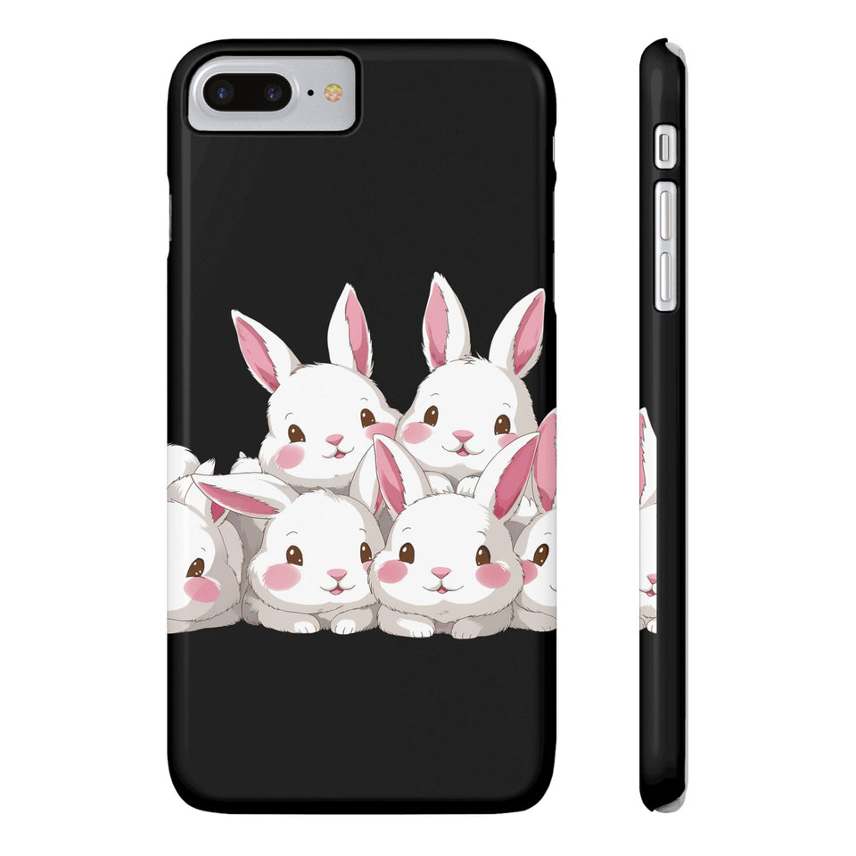 Premium Cute Rabbit iPhone Case | Rabbit Gifts Slim Phone Cases