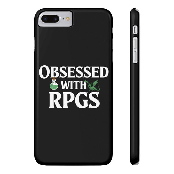 Premium Obsessed With RPGs iPhone Case | Role Playing Game Slim Phone Cases