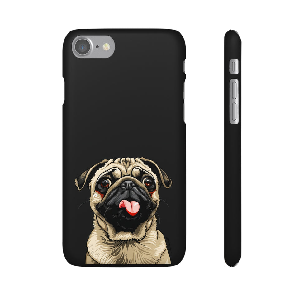Pug Phone Case | I Love My Pug Phone Case | Pug iPhone & Samsung Galaxy Snap Cases