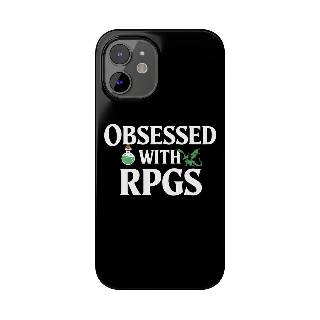 Premium Obsessed With RPGs iPhone Case | Role Playing Game Slim Phone Cases