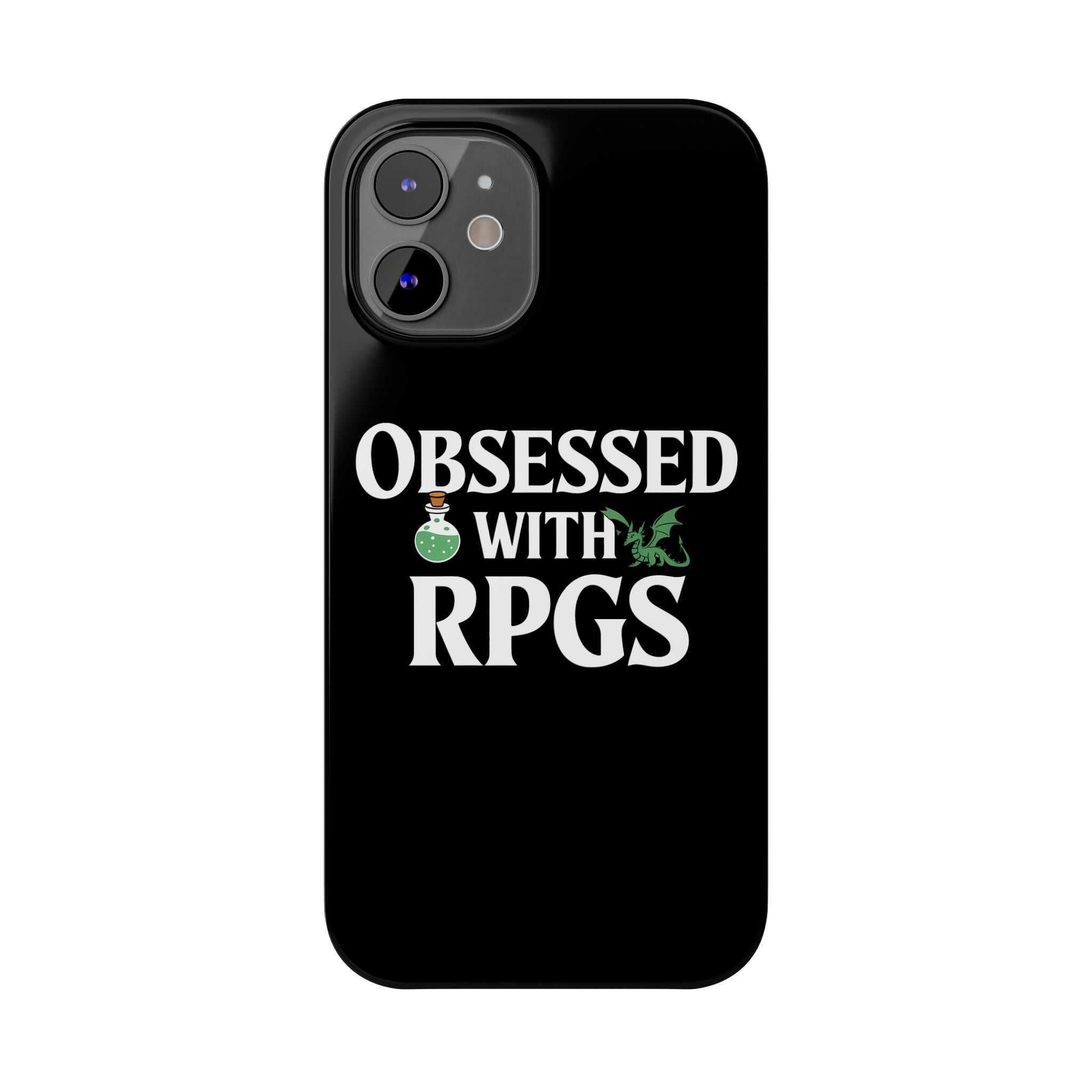 Premium Obsessed With RPGs iPhone Case | Role Playing Game Slim Phone Cases