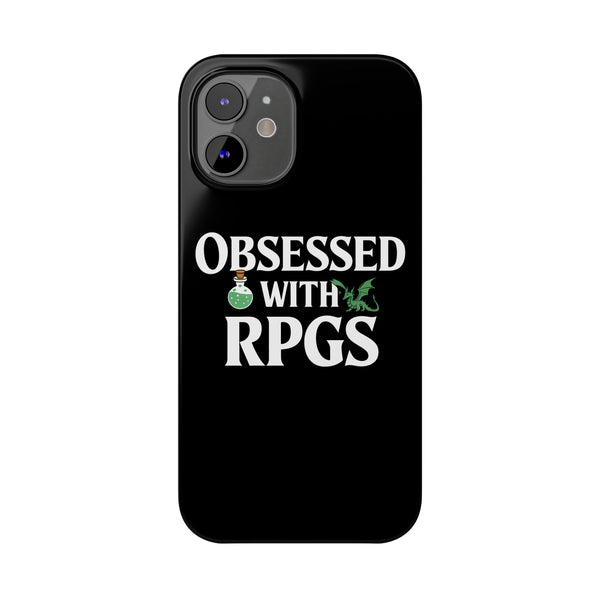 Premium Obsessed With RPGs iPhone Case | Role Playing Game Slim Phone Cases