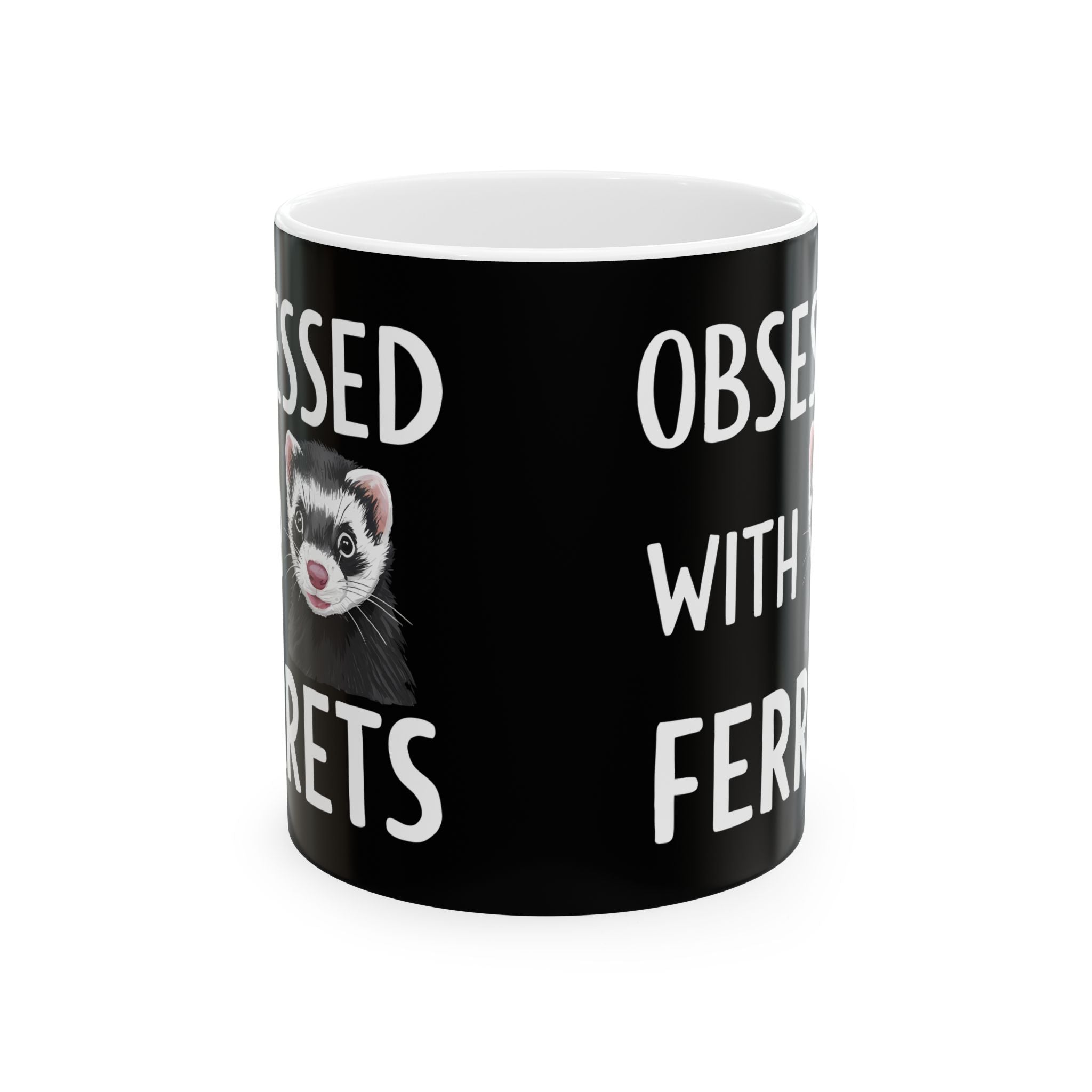 Adore Ferrets Mug | Ferret Coffee Mug | Cute Ferret Lover Coffee Mug 11oz Secondary image