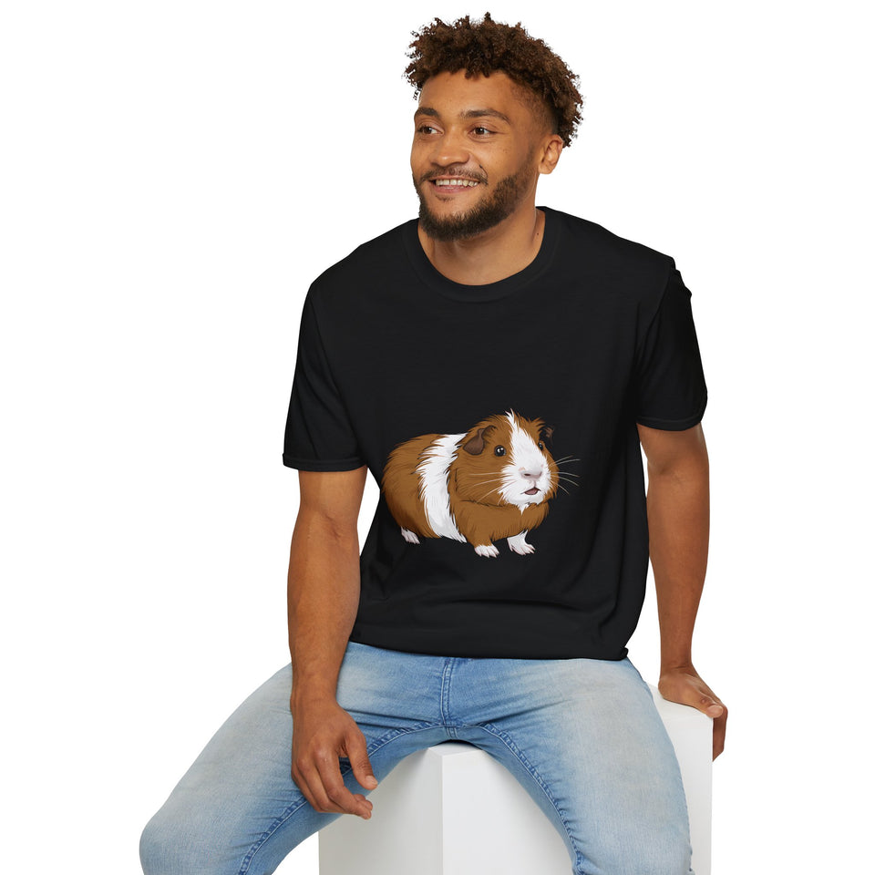Guinea Pig T-Shirt - Cute Guinea Pig Unisex Softstyle Tee