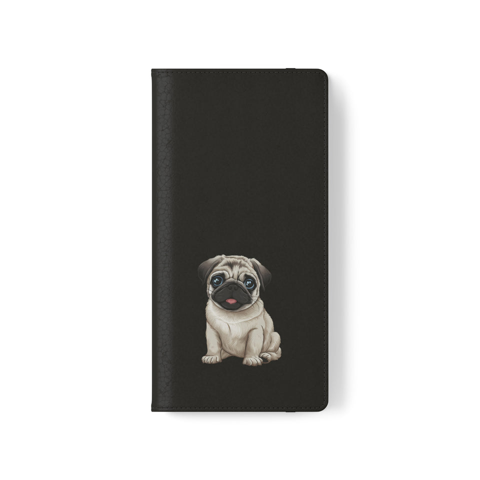 Pug iPhone & Samsung Wallet Phone Case | Pug Flip Cases