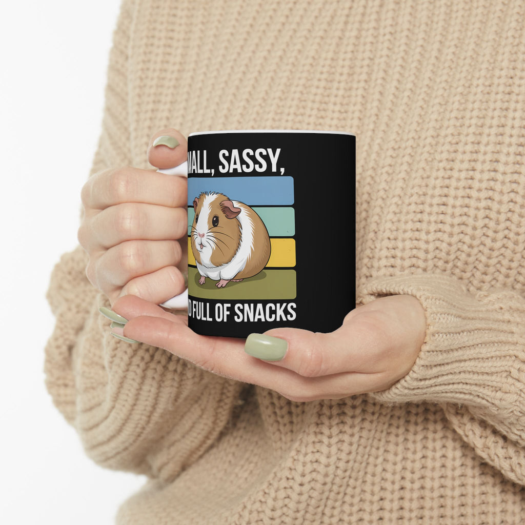 Guinea Pig Mug - Small, Sassy, and Full of Snacks Cute Guinea Pig Mug 2