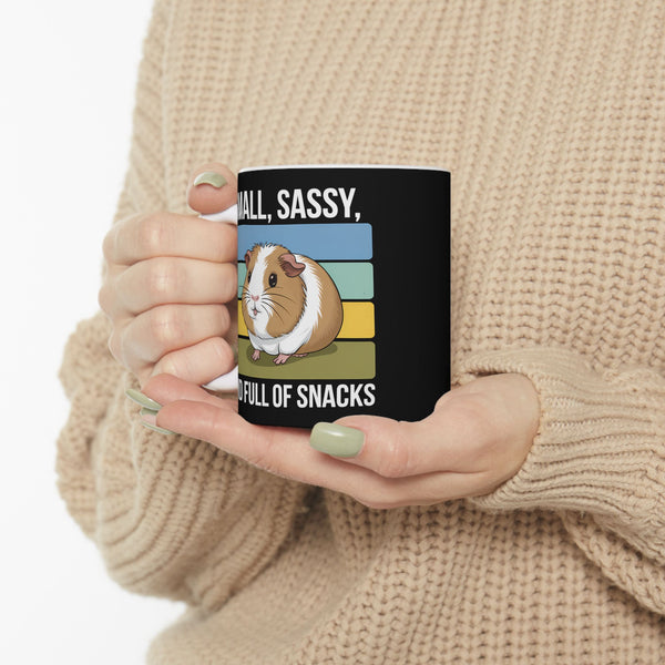 Guinea Pig Mug - Small, Sassy, and Full of Snacks Cute Guinea Pig Mug 2