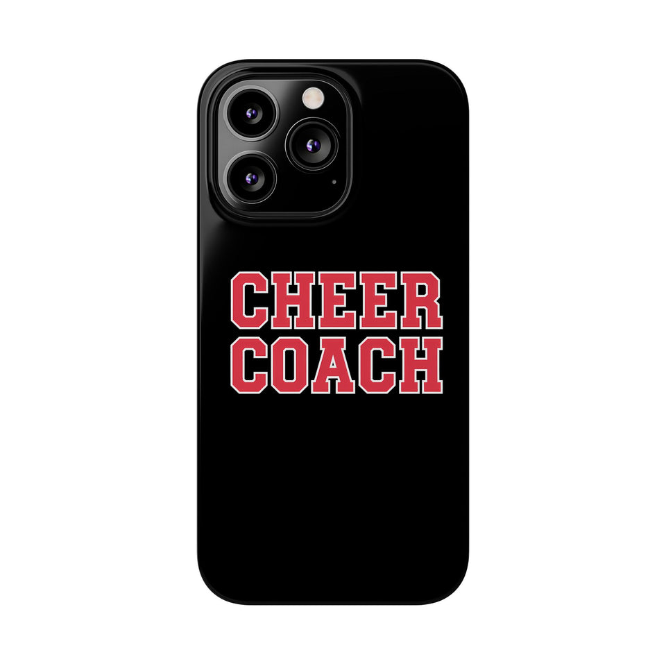 Premium Cheer Coach iPhone Case | Cheer Coach Gifts Slim Phone Cases