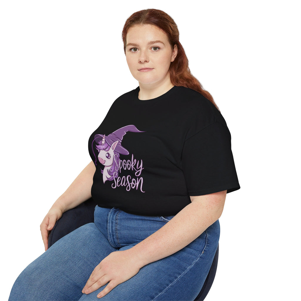 Halloween Spooky Season Magic Unicorn Shirt | Halloween Unicorn Gifts | Unicorn Merchandise | Halloween Unisex T-Shirt
