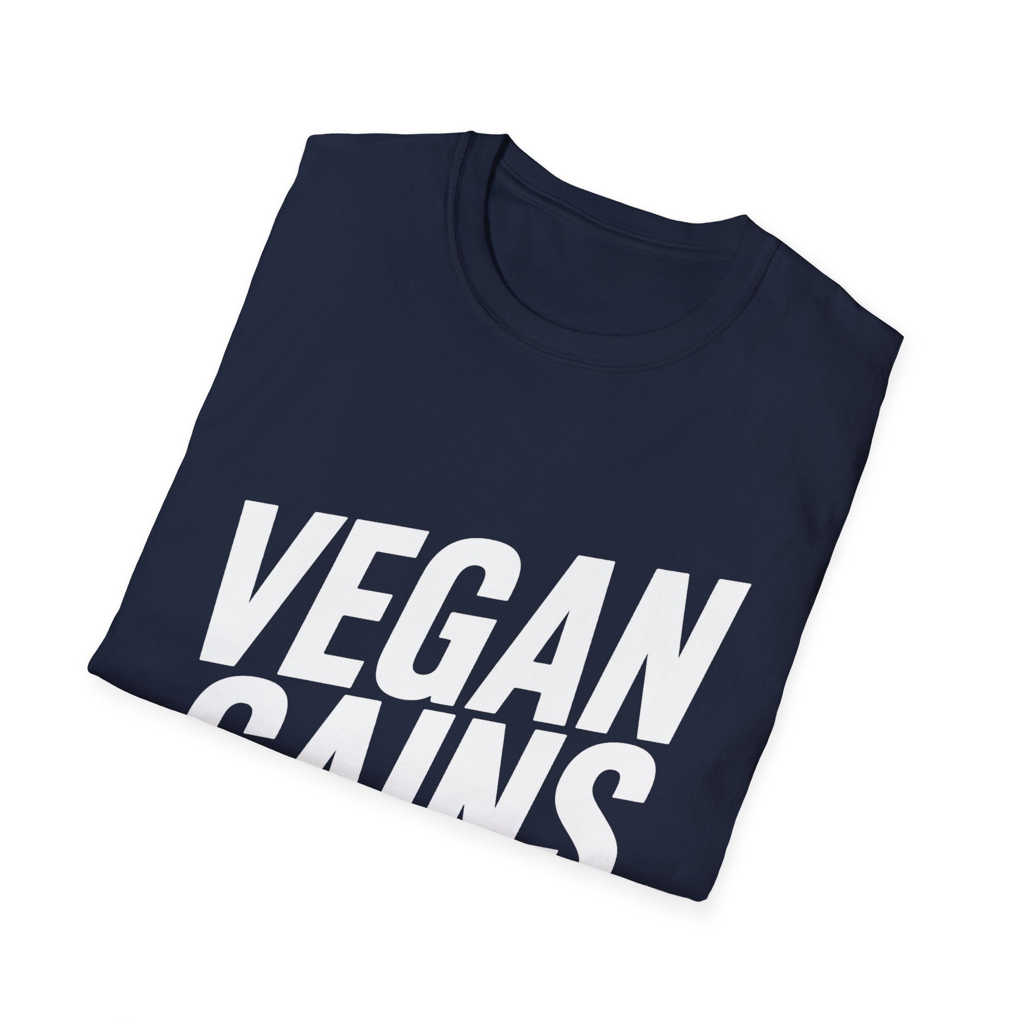 Vegan Gains T-Shirt — Plant-Powered Fitness Tee