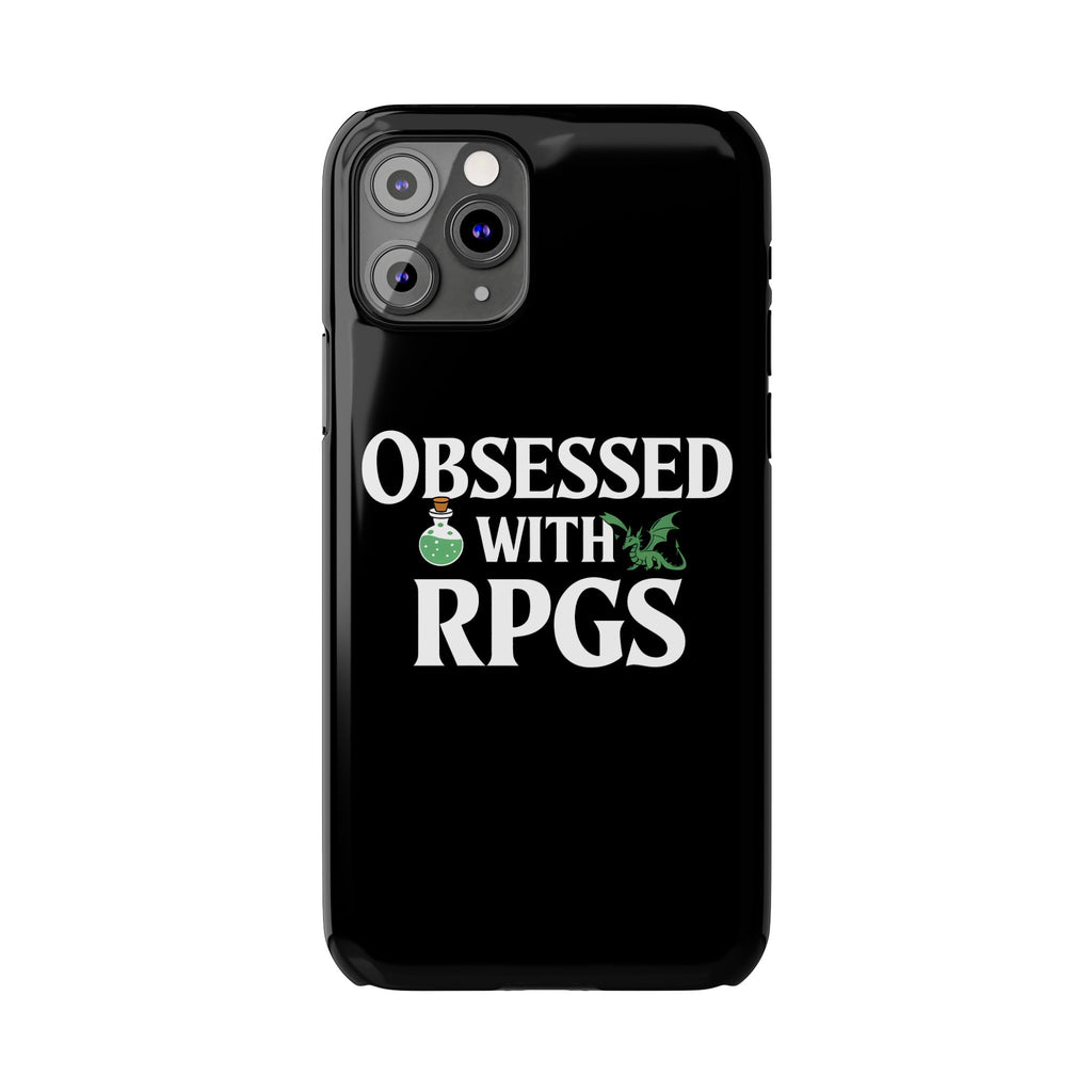 Premium Obsessed With RPGs iPhone Case | Role Playing Game Slim Phone Cases
