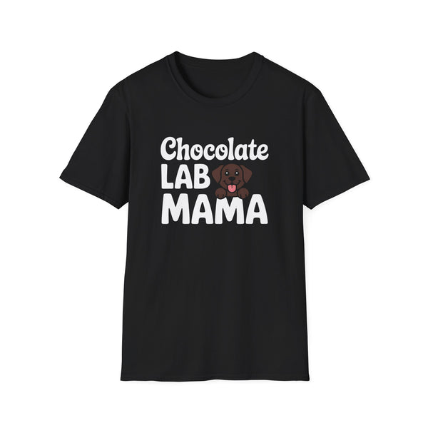 Chocolate Lab Mama T-Shirt - Chocolate Labrador Shirt