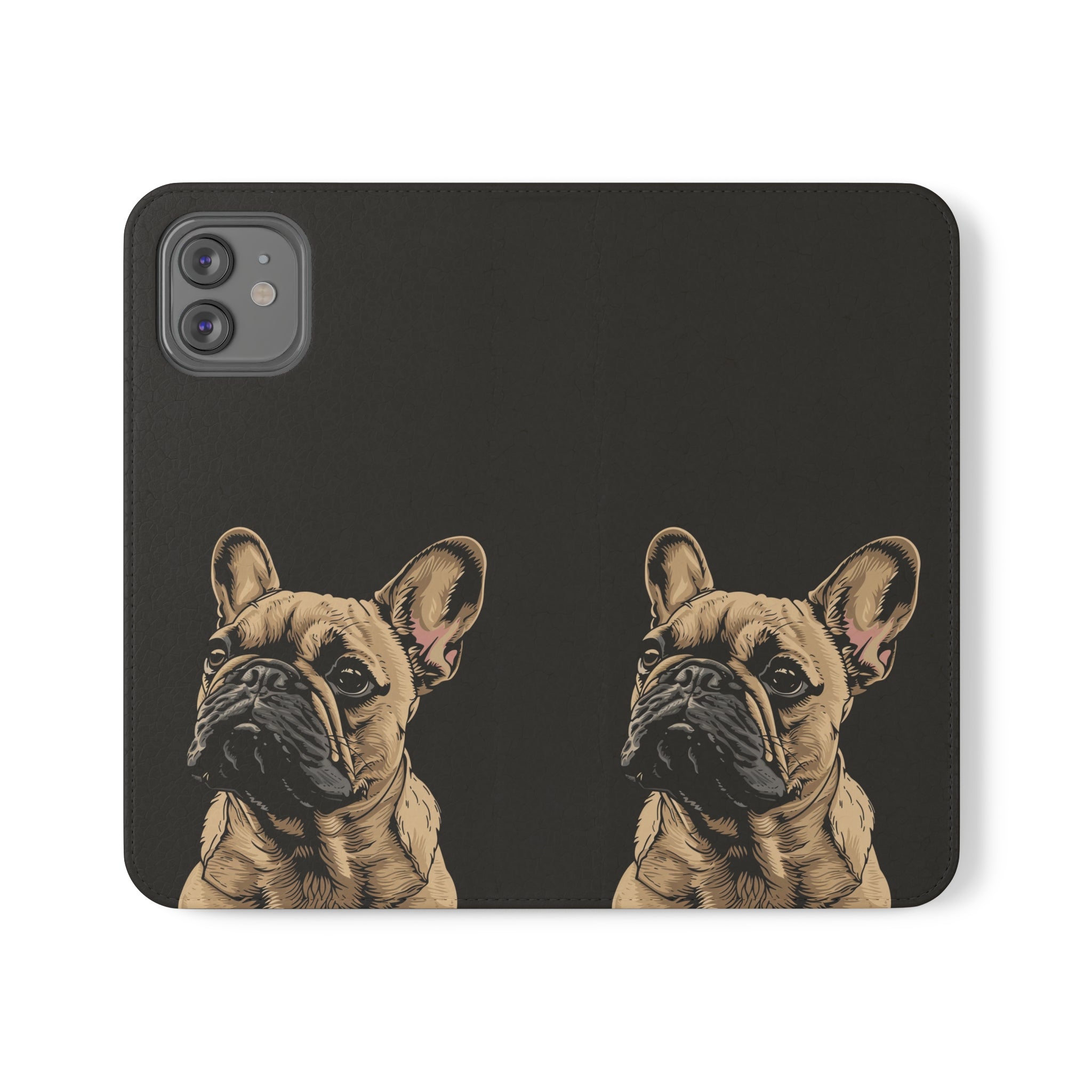 French Bulldog Phone Case | I Love My Frenchie Wallet Phone Case Gifts | IPhone & Samsung Galaxy French Bulldog Flip Cases
