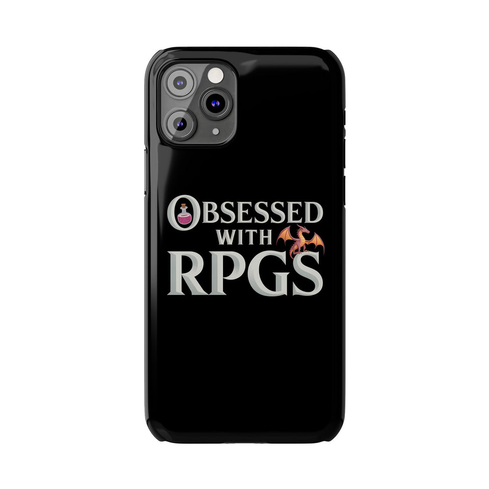 Premium Obsessed With RPGs iPhone Case | Fantasy Role Playing Game Slim Phone Cases
