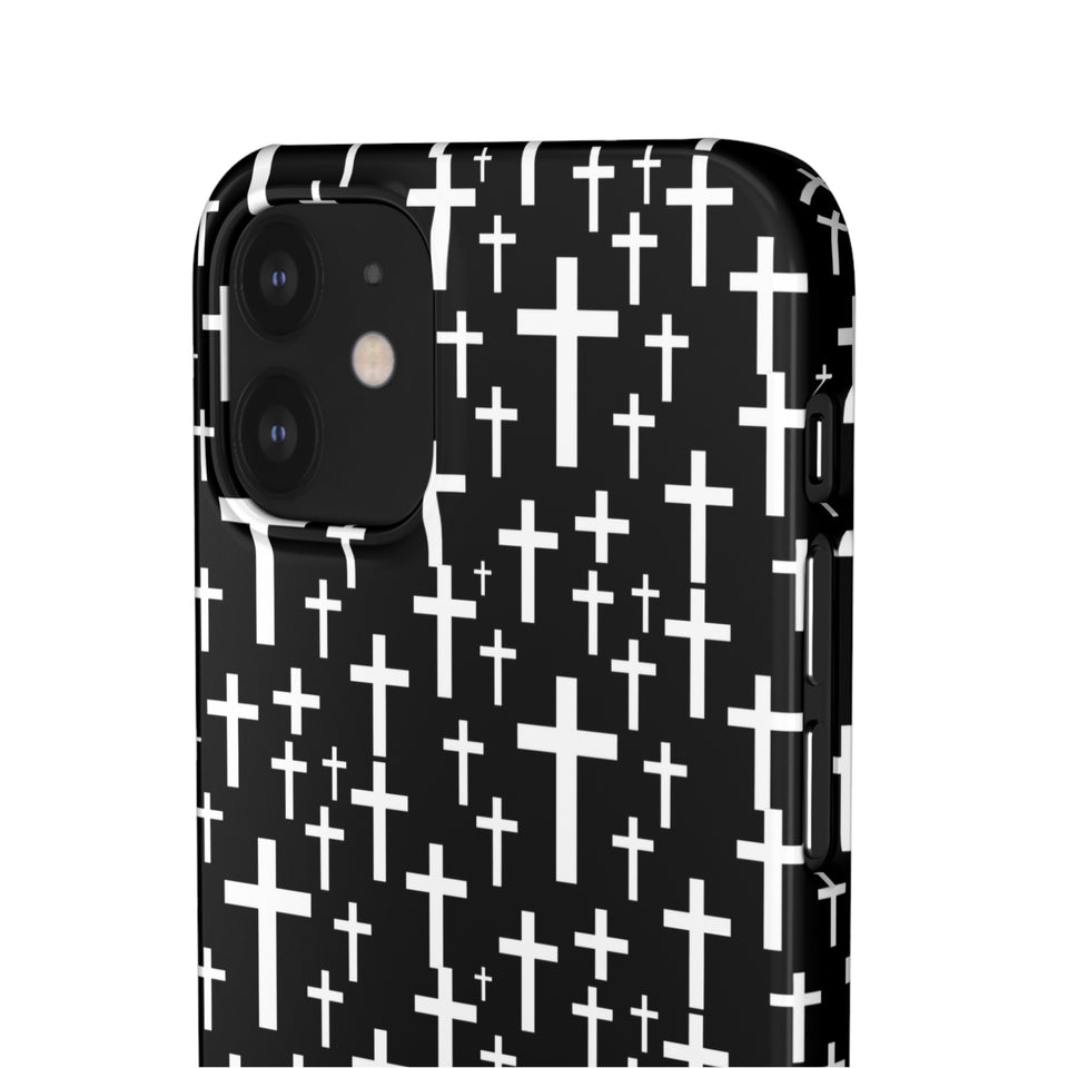 Faith In Jesus iPhone Christian Religion Phone Case | Faith Cross Phone Case | Christian Cross iPhone & Samsung Galaxy Snap Cases