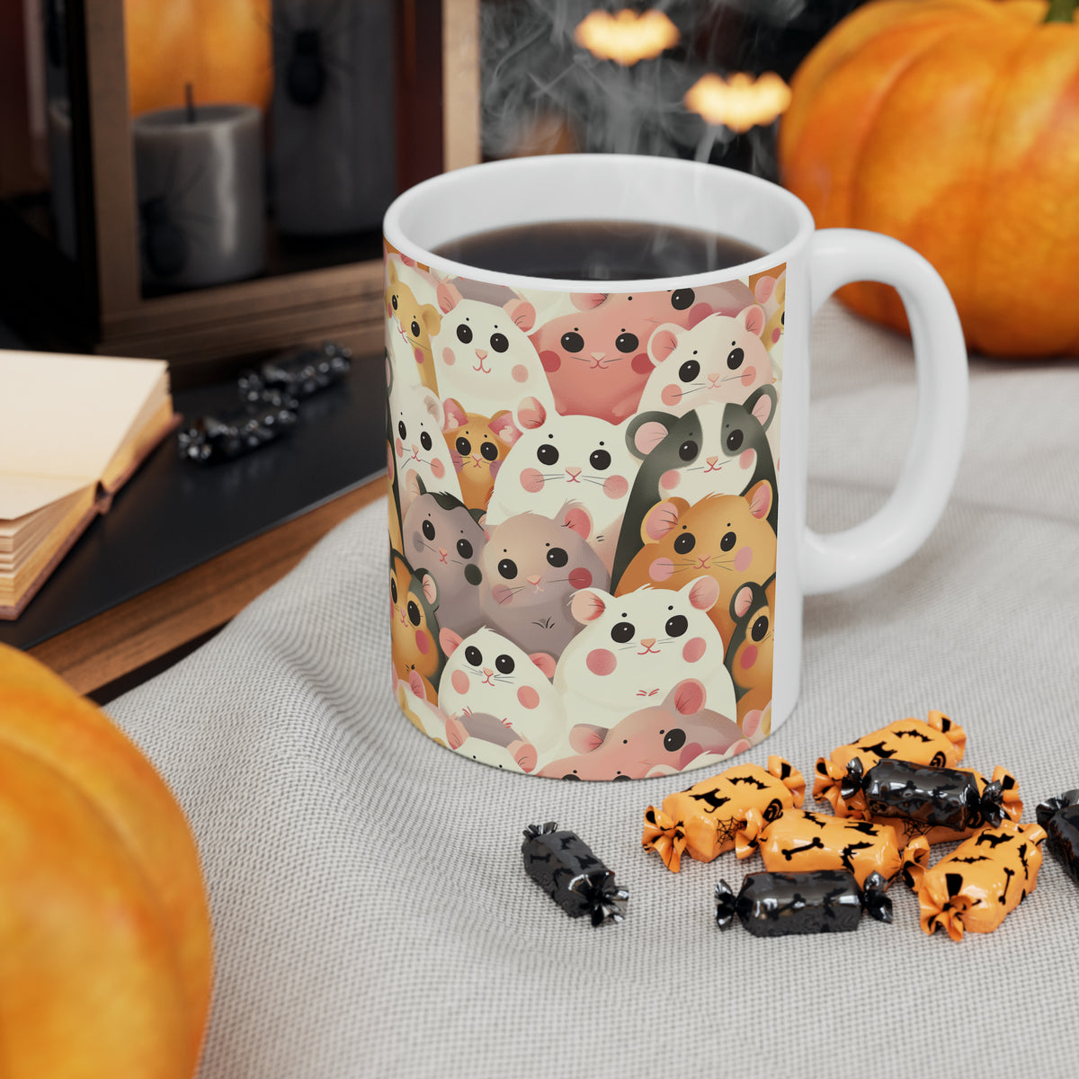 Funny Hamster Mug  | Kawaii Hamster Mom Coffee Mug | Cute Hamster Gift Coffee Mug 11oz