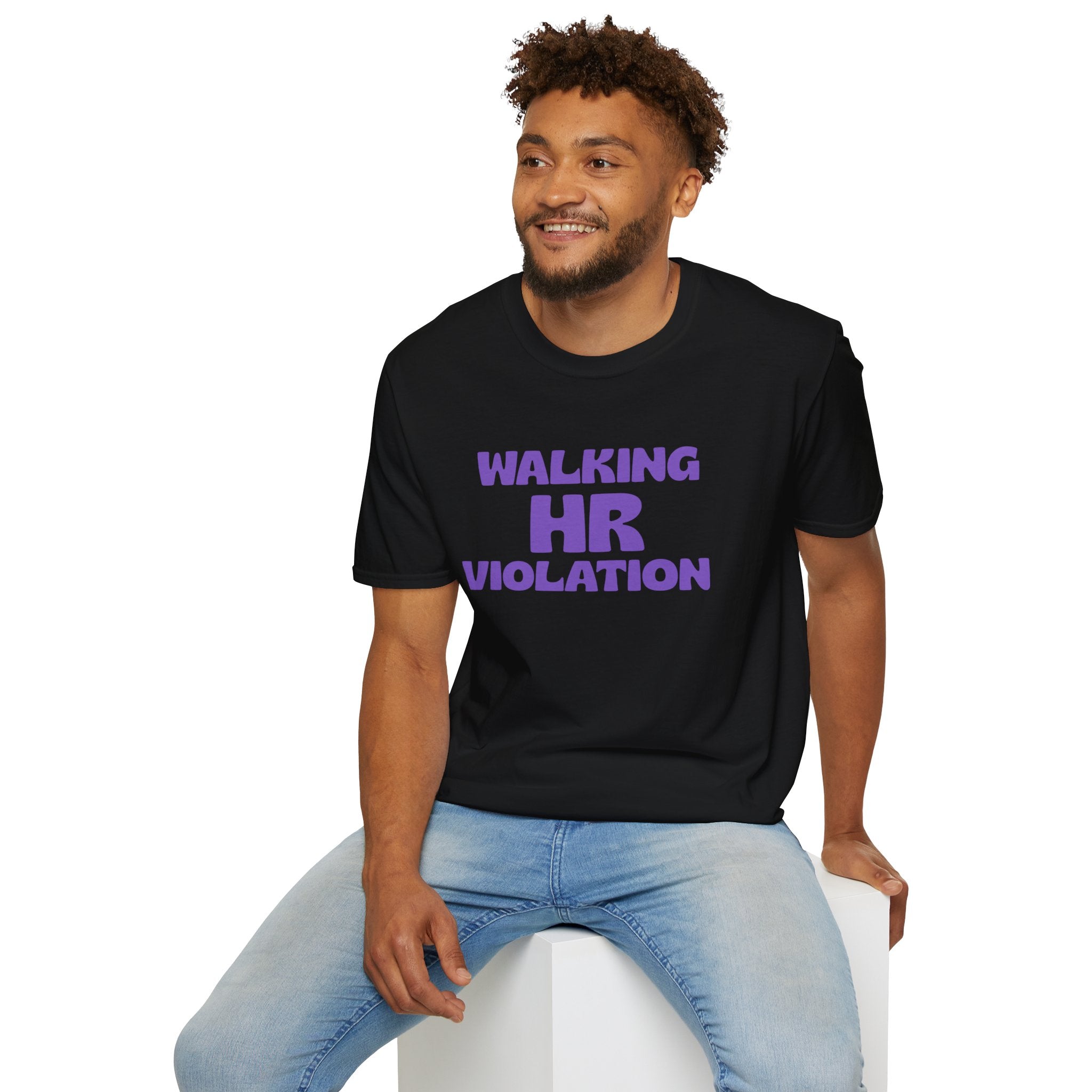 Walking HR Violation T-Shirt — Funny Workplace Humor Tee