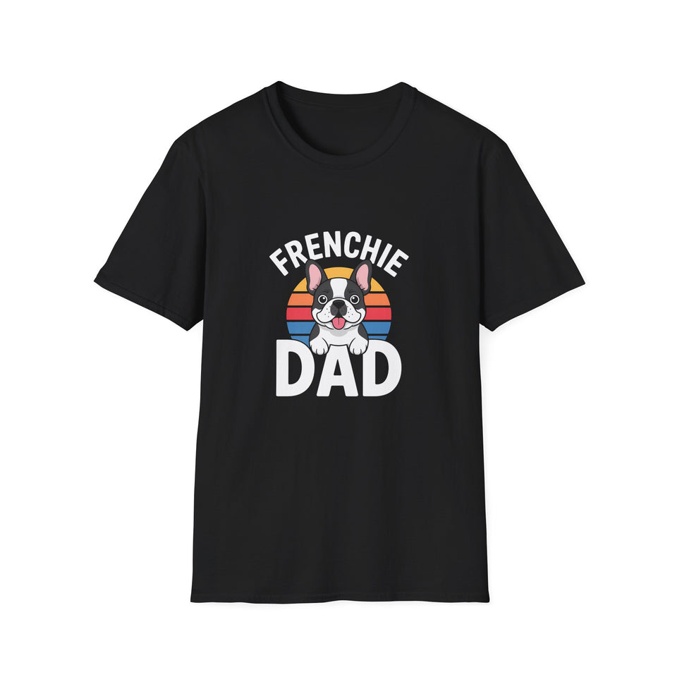 Frenchie Dad T-Shirt French Bulldog Dad Graphic Tee