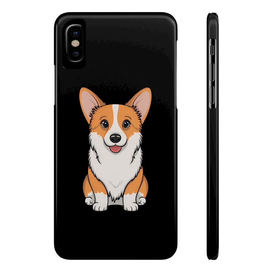 Cute Corgi Slim iPhone Case | Corgi Gift iPhone Case