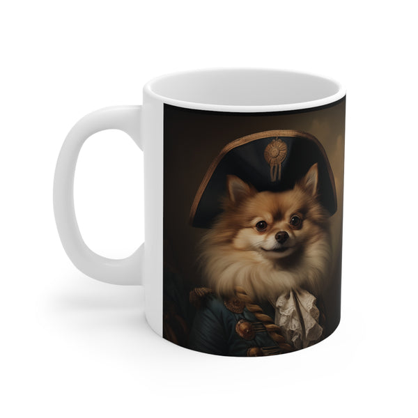 Classical Painting Pomeranian Mug | Pomeranian Coffee Mug | Pomeranian Gifts | Pomeranian Presents | Pomeranian Mug 11oz