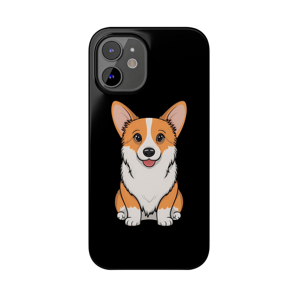 Cute Corgi Slim iPhone Case | Corgi Gift iPhone Case