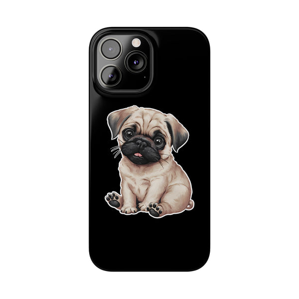 Premium Pug Puppy iPhone Case | Cute Pug Gifts Slim Phone Cases
