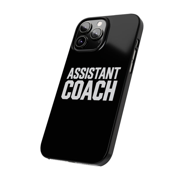 Premium Assistant Coach iPhone Case | Assistant Coach Gifts Slim Phone Cases