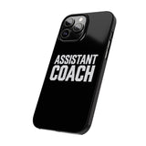 Premium Assistant Coach iPhone Case | Assistant Coach Gifts Slim Phone Cases Premium Assistant Coach iPhone Case | Assistant Coach Gifts Slim Phone Cases