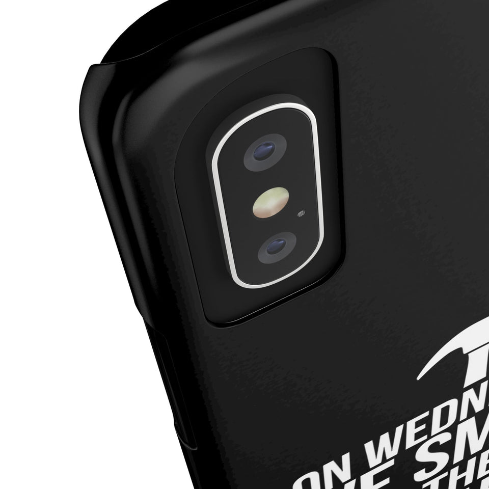 Premium On Wednesdays We Smash The Patriarchy iPhone Case | Feminist Gifts Slim Phone Cases