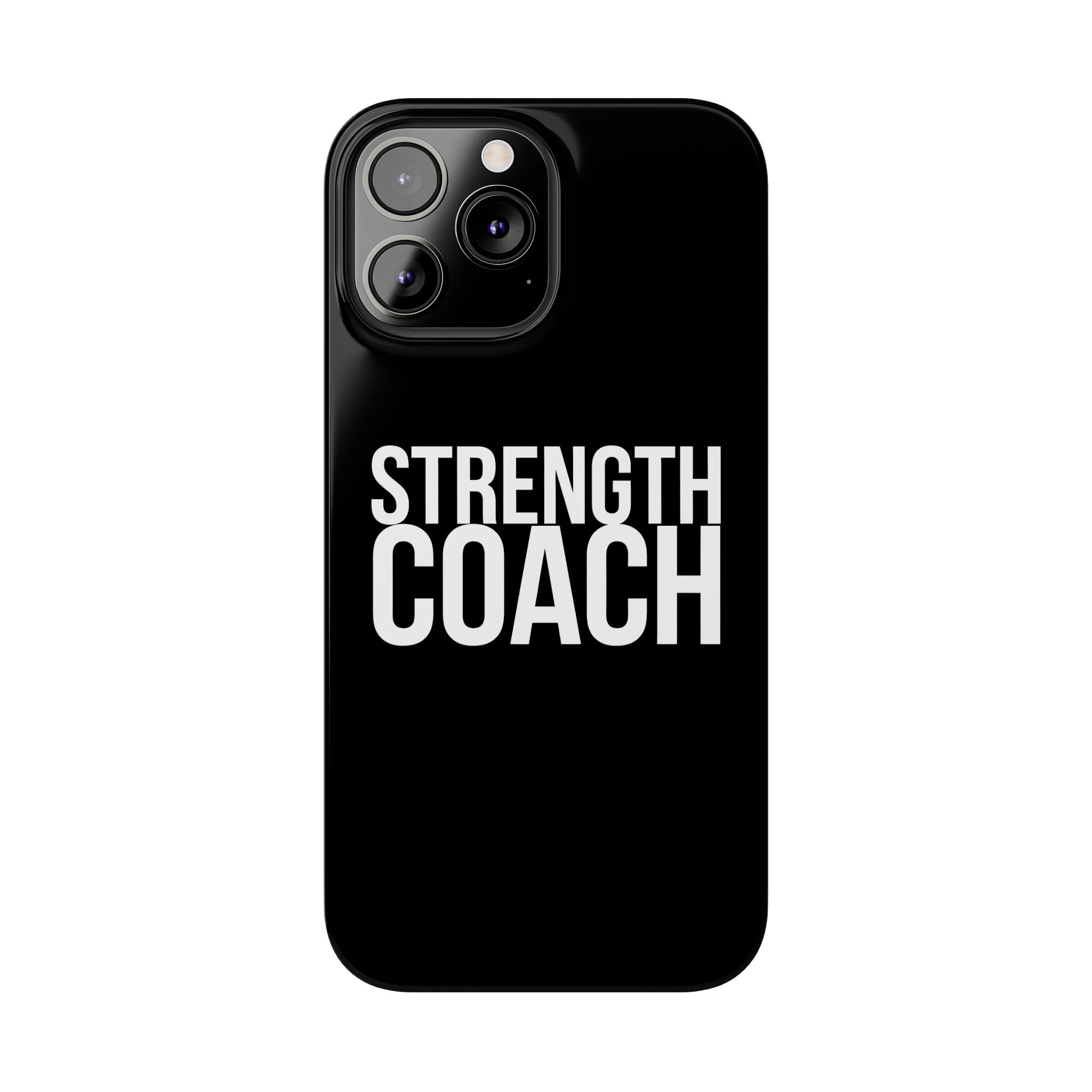 Premium Strength Coach iPhone Case | Strength Coach Gifts Slim Phone Cases