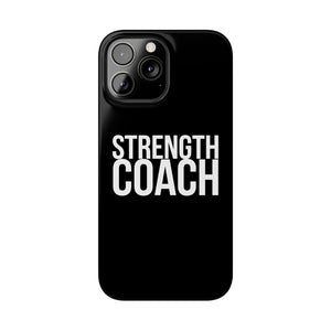 Premium Strength Coach iPhone Case | Strength Coach Gifts Slim Phone Cases Premium Strength Coach iPhone Case | Strength Coach Gifts Slim Phone Cases